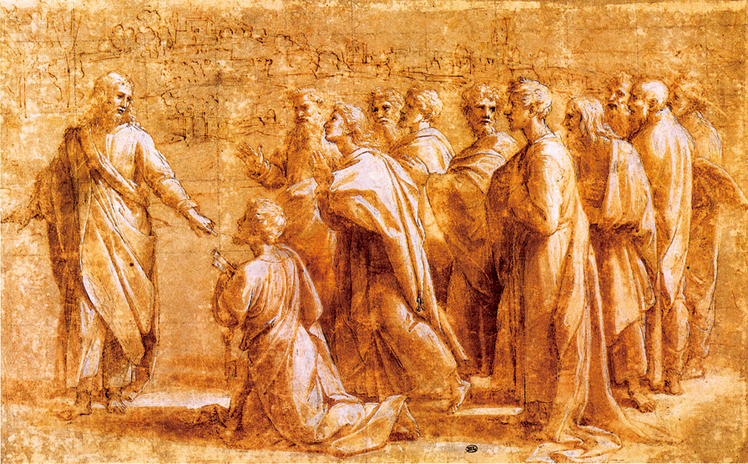   拉斐尔·桑西  Raffaello Santi  ——素描作品 (4)